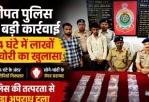 सीपत पुलिस की बड़ी कार्रवाई, 24 घंटे में लाखों की चोरी का खुलासा